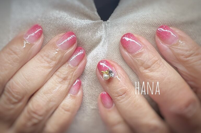 お正月ニュアンスネイル